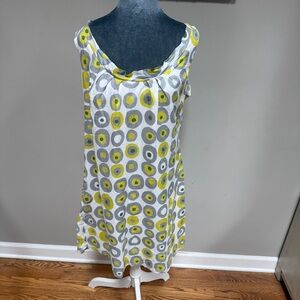 United colors of Benetton circle geometric shift dress cotton size large